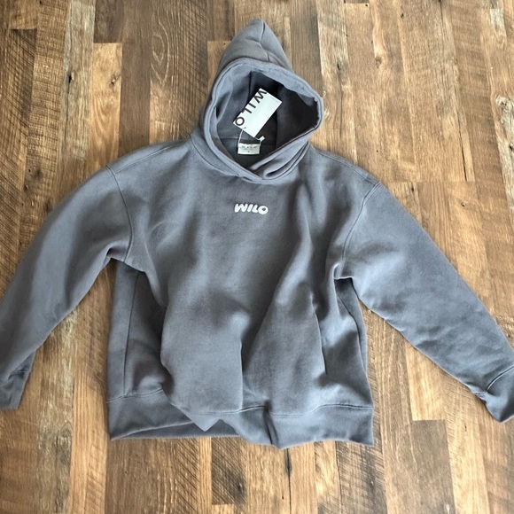 NWT* WILO The Label- Wellness Club Charcoal Hoodie & Legging Set- Size Small - Picture 2 of 10